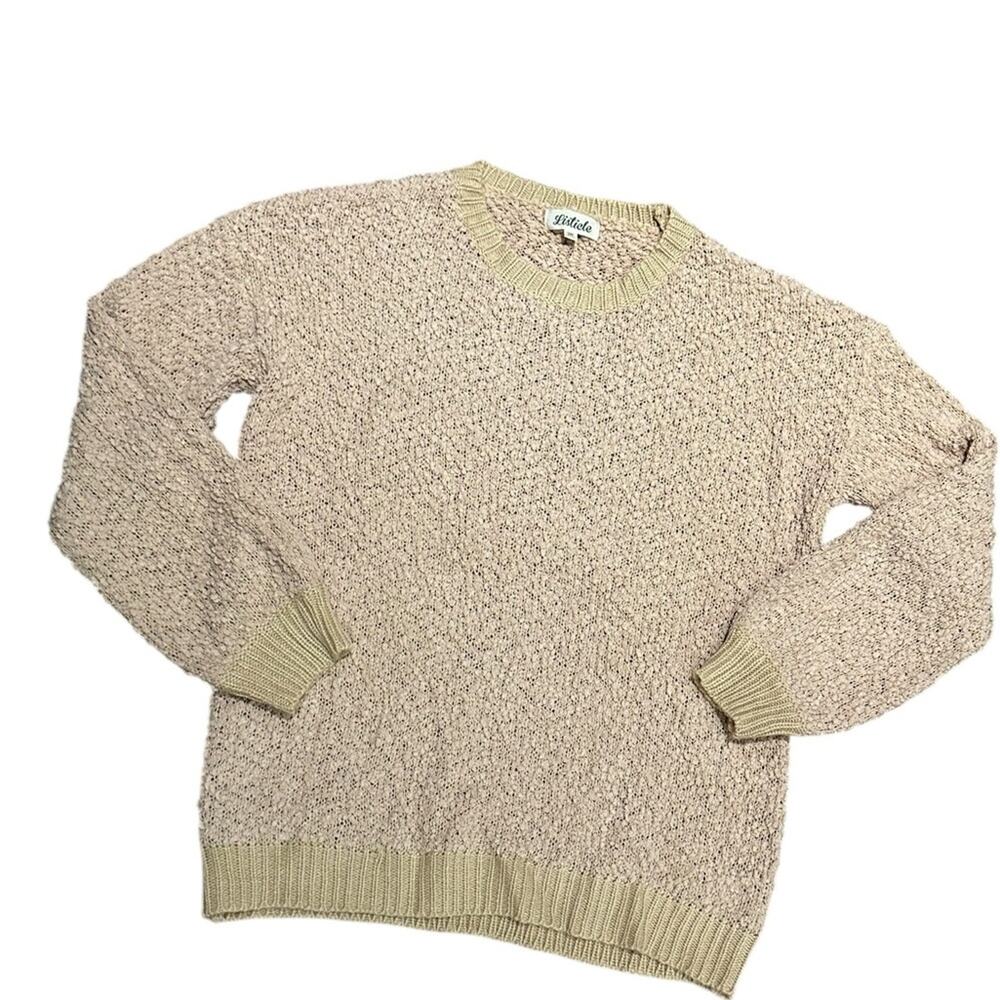 Listicle Women’s Peach Popcorn Sweater in a Women’s Size Medium